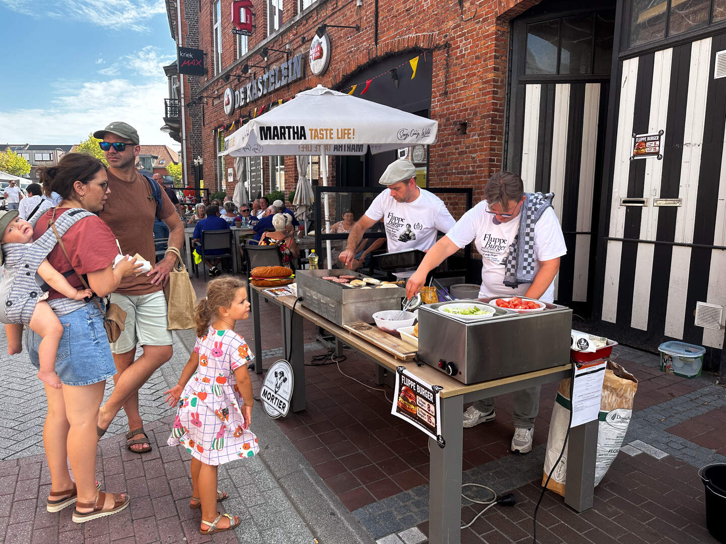 After an April Fools’ joke got out of hand, Philippe debuts Fluppe Burger at the flea market